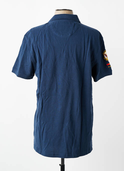 Polo elasticitate mâneci scurte albastru DAYTONA homme