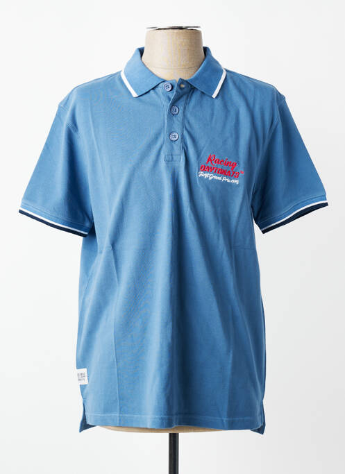 Polo elasticitate mâneci scurte albastru DAYTONA homme