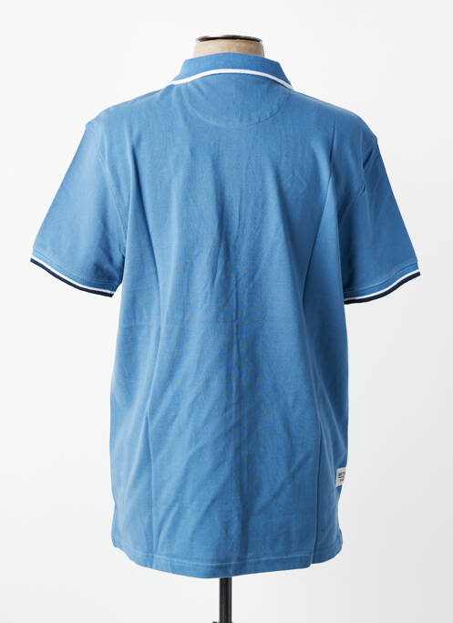 Polo elasticitate mâneci scurte albastru DAYTONA homme