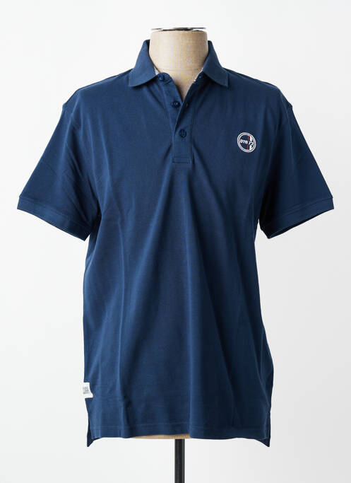 Polo elasticitate mâneci scurte albastru DAYTONA homme