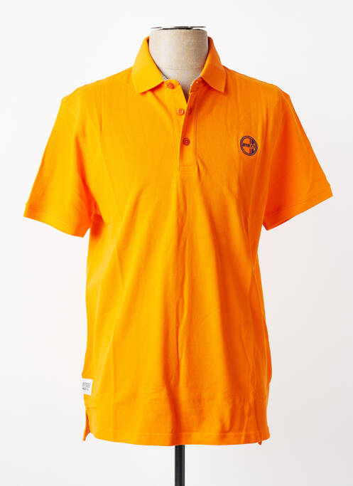 Polo elasticitate mâneci scurte portocaliu DAYTONA homme
