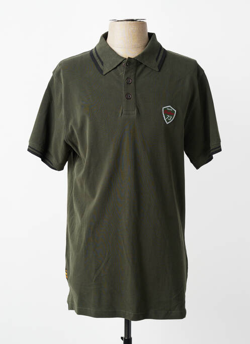 Polo elasticitate mâneci scurte verde DAYTONA homme
