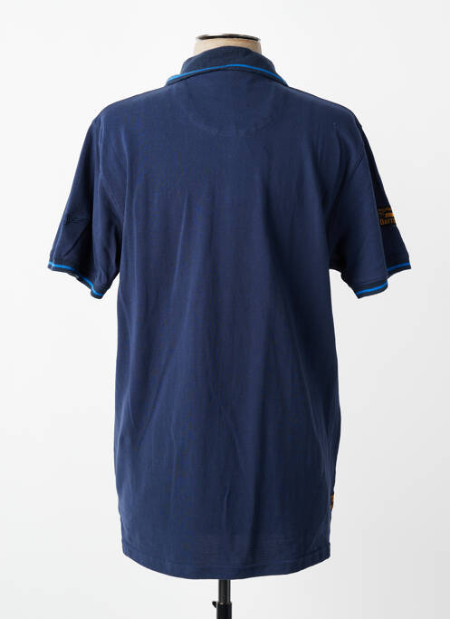 Polo elasticitate mâneci scurte albastru DAYTONA homme