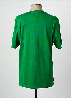 Tricou croială dreaptă mâneci scurte verde DAYTONA bărbat