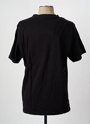 Tricou croială dreaptă mâneci scurte negru DAYTONA bărbat