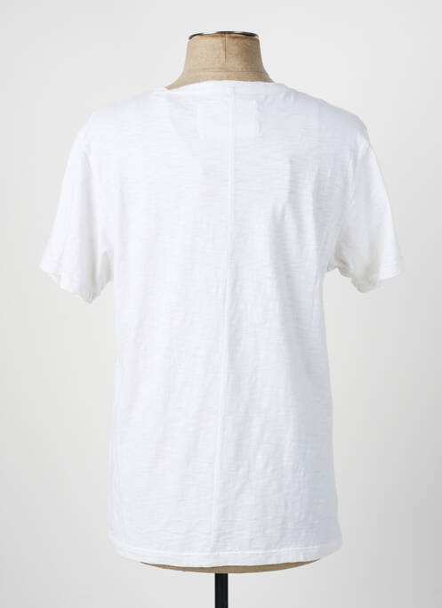 Tricou elasticitate mâneci scurte alb DAYTONA homme