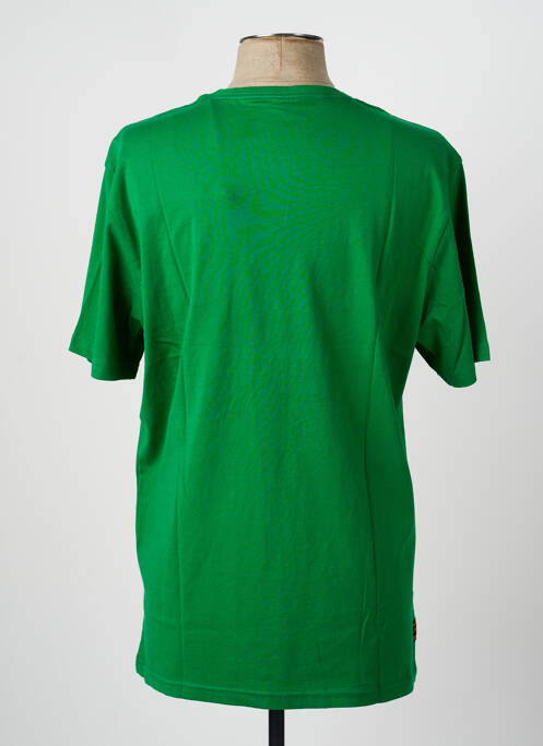 Tricou croială dreaptă mâneci scurte verde DAYTONA homme
