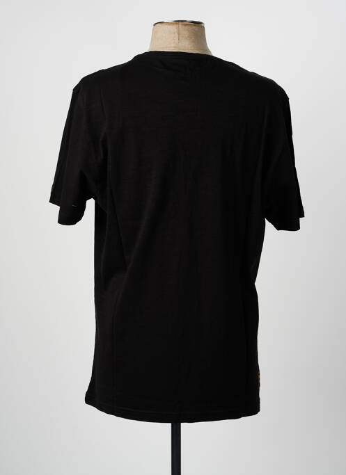 Tricou elasticitate mâneci scurte negru DAYTONA homme