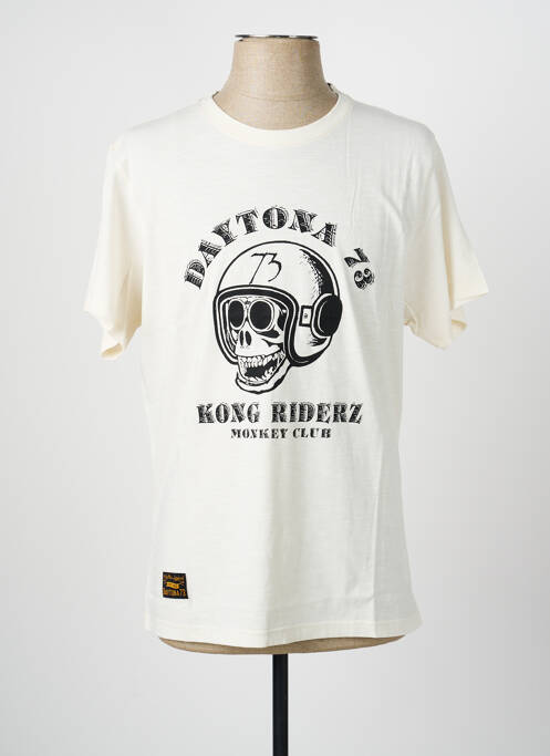 Tricou elasticitate mâneci scurte bej DAYTONA homme