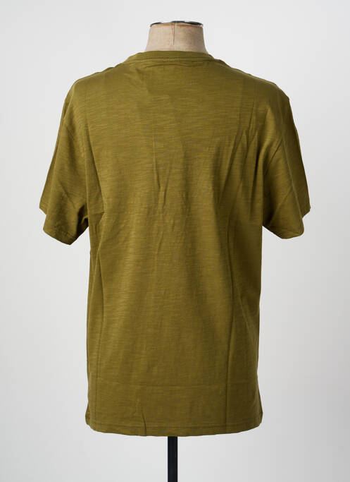 Tricou broderie mâneci scurte verde DAYTONA homme