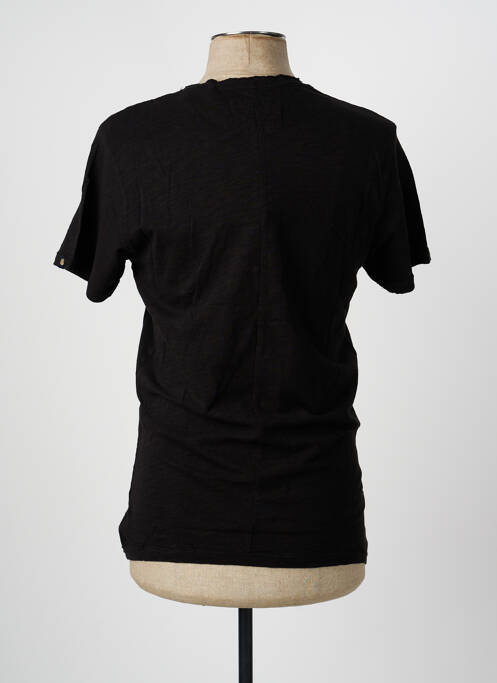 Tricou croială dreaptă mâneci scurte negru DAYTONA homme