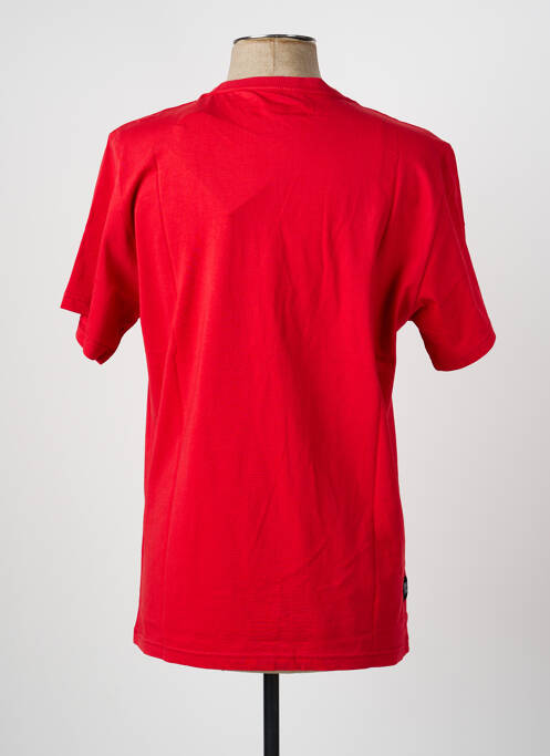 Tricou croială dreaptă mâneci scurte roșu DAYTONA homme