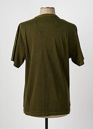 Tricou croială dreaptă mâneci scurte verde DAYTONA bărbat