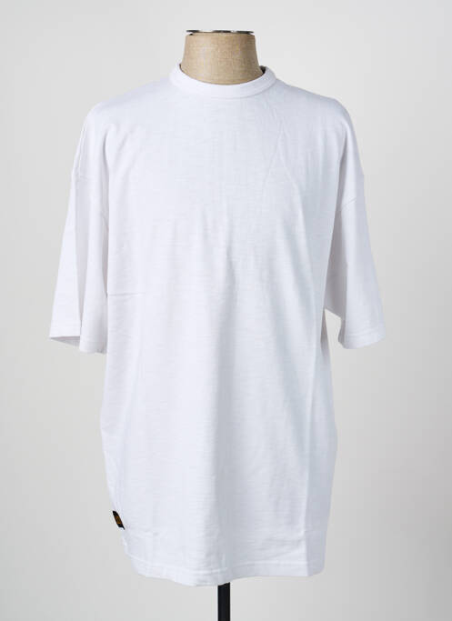 Tricou țesătură jersey mâneci scurte alb DAYTONA homme