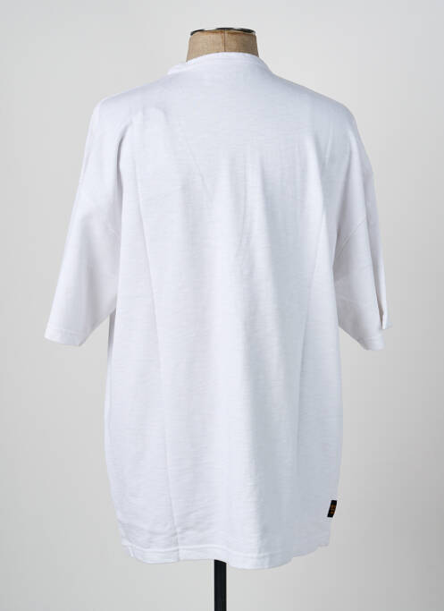 Tricou țesătură jersey mâneci scurte alb DAYTONA homme