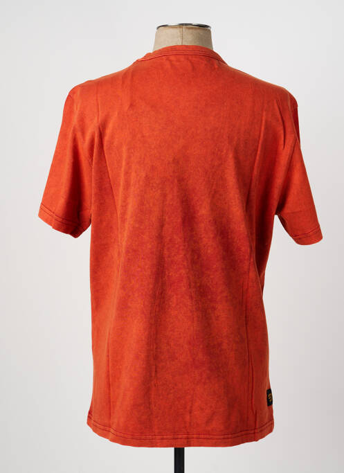 Tricou croială dreaptă mâneci scurte portocaliu DAYTONA homme