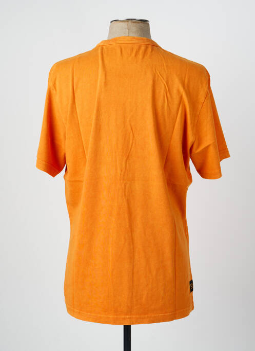 Tricou croială dreaptă mâneci scurte portocaliu DAYTONA homme