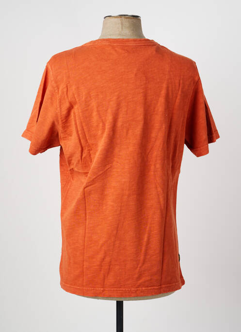 Tricou croială dreaptă mâneci scurte portocaliu DAYTONA homme