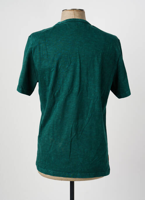 Tricou croială dreaptă mâneci scurte verde DAYTONA homme