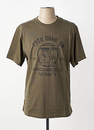 Tricou elasticitate mâneci scurte verde DAYTONA homme
