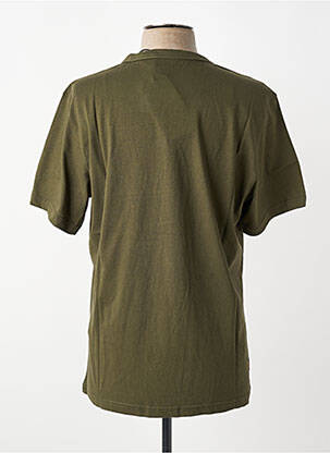 Tricou croială dreaptă mâneci scurte verde DAYTONA bărbat