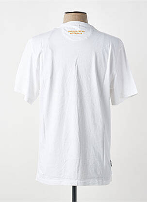 Tricou croială dreaptă mâneci scurte alb DAYTONA bărbat