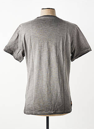 Tricou elasticitate mâneci scurte gri DAYTONA bărbat