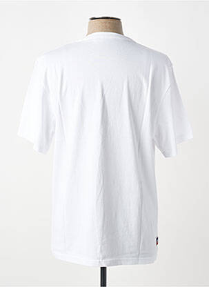 Tricou croială dreaptă mâneci scurte alb DAYTONA bărbat