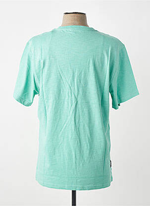 Tricou broderie mâneci scurte verde DAYTONA bărbat