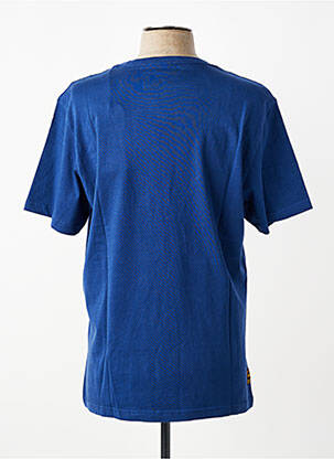 Tricou croială dreaptă mâneci scurte albastru DAYTONA bărbat