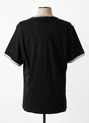 Tricou croială cambrată mâneci scurte negru DAYTONA bărbat