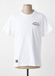 Tricou elasticitate mâneci scurte alb DAYTONA bărbat