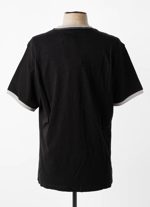 Tricou croială cambrată mâneci scurte negru DAYTONA homme