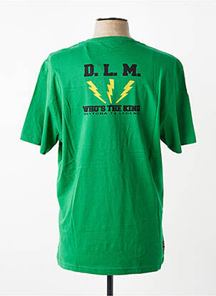 Tricou croială dreaptă mâneci scurte verde DAYTONA bărbat