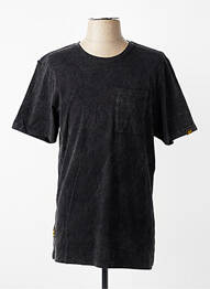 Tricou elasticitate mâneci scurte negru DAYTONA homme