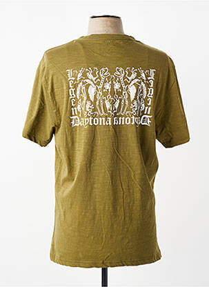 Tricou elasticitate mâneci scurte verde DAYTONA bărbat