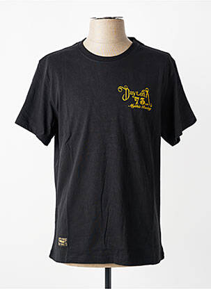 Tricou elasticitate mâneci scurte negru DAYTONA bărbat