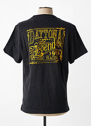 Tricou elasticitate mâneci scurte negru DAYTONA bărbat