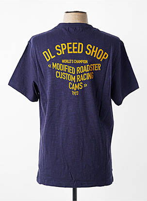 Tricou elasticitate mâneci scurte albastru DAYTONA bărbat