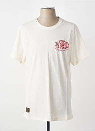 Tricou elasticitate mâneci scurte alb DAYTONA homme