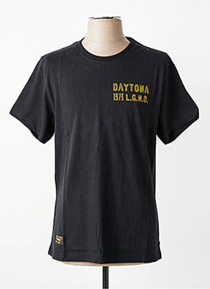 Tricou elasticitate mâneci scurte negru DAYTONA bărbat