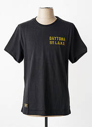 Tricou elasticitate mâneci scurte negru DAYTONA bărbat