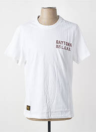 Tricou elasticitate mâneci scurte alb DAYTONA homme