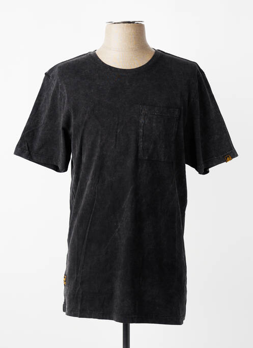 Tricou elasticitate mâneci scurte negru DAYTONA homme