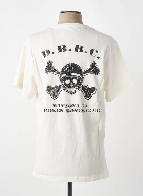 Tricou elasticitate mâneci scurte bej DAYTONA homme