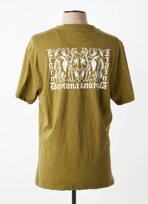 Tricou elasticitate mâneci scurte verde DAYTONA homme