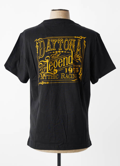 Tricou elasticitate mâneci scurte negru DAYTONA homme