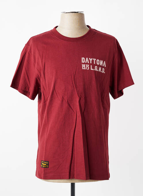 Tricou elasticitate mâneci scurte roșu DAYTONA homme