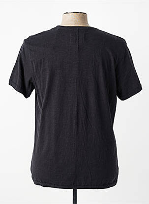 Tricou croială cambrată mâneci scurte negru DAYTONA bărbat