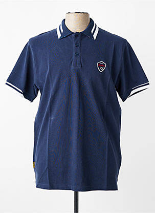 Polo elasticitate mâneci scurte albastru DAYTONA homme
